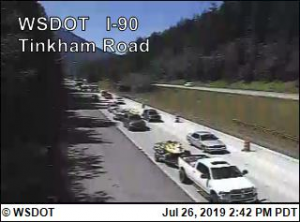 I-90 snoqualmie pass traffic