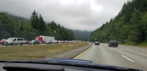 I-90 Snoqualmie Pass EB traffic