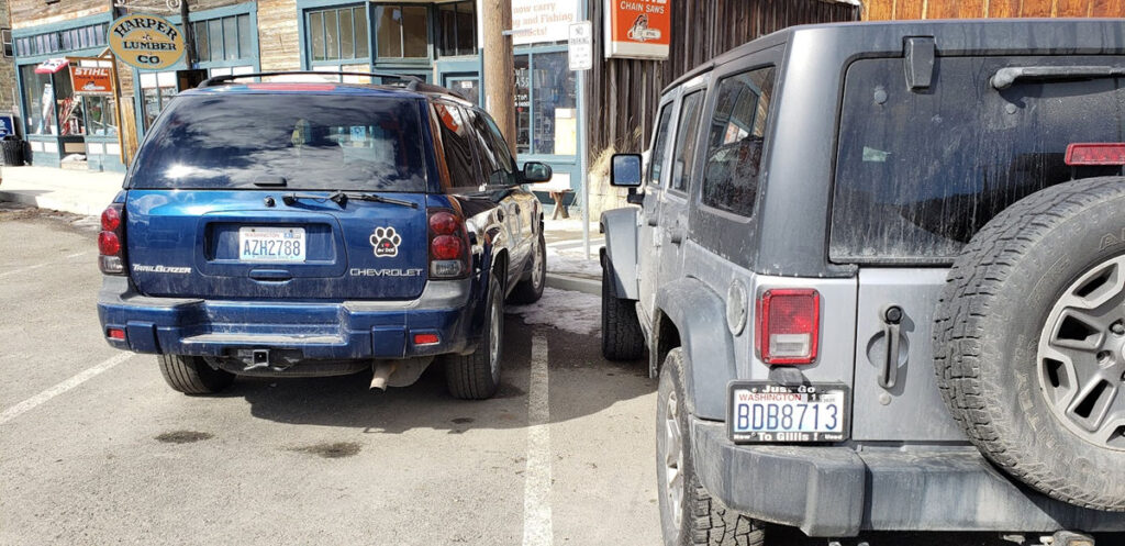 roslyn wa tight parking utv atv